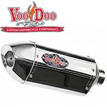 VOODOO ショーティ スリップオン・マフラー ポリッシュ ZX1400 Ninja