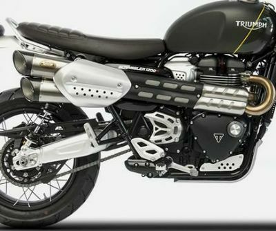 Triumph スクランブラー　マフラー