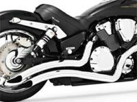 Freedom Performance シャープカーブラディウス クローム VTX1800 02-08 | バイクカスタムパーツ専門店  モトパーツ(MOTO PARTS)