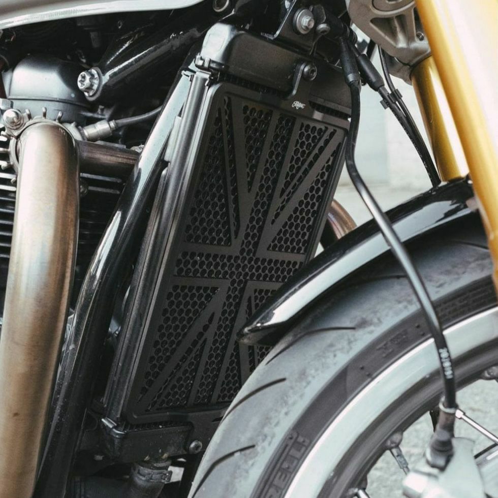 トライアンフ スラクストン/R ラジエターガード