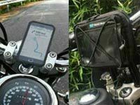 BMW R1200R, R1150R, R850R バッグ＆スマホマウント