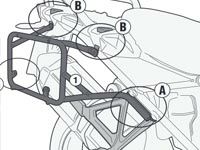 BMW R1200GS,R1250GS アドベンチャー R-GS用バッグ・キャリア ＧＩＶＩ マウント 