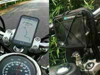 BMW K1200GT用ツーリングバッグ、スマホケース