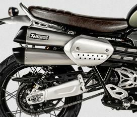 TRIUMPH Scrambler(スクランブラー) マフラー Akrapovic (アクラポヴィッチ)