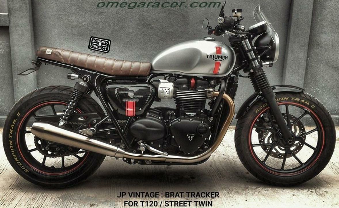 ワークスT120/T100/ストリートツイン900 シート オートバイパーツ 現品