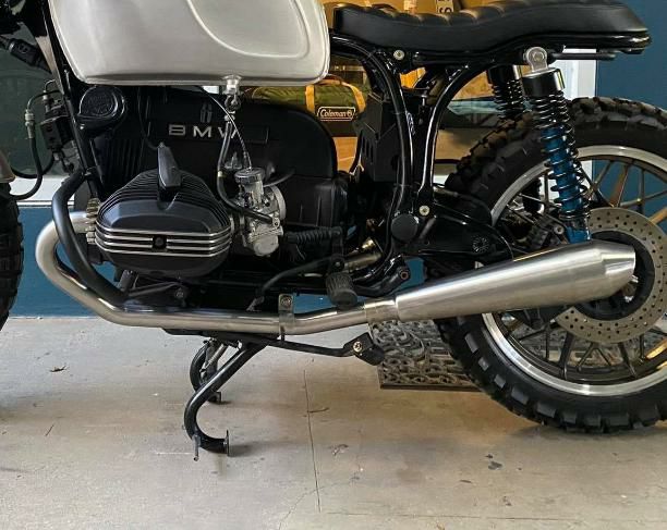 R65/R75/R80/R90/R100 フルエキゾースト Shorty マフラー ブラッシュ