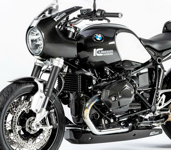 BMW R NINE T 14- カーボンエアチャネルカバー 右側 カーボン イルム