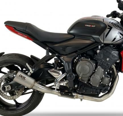 トライアンフ トライデント660 マフラー イクシル