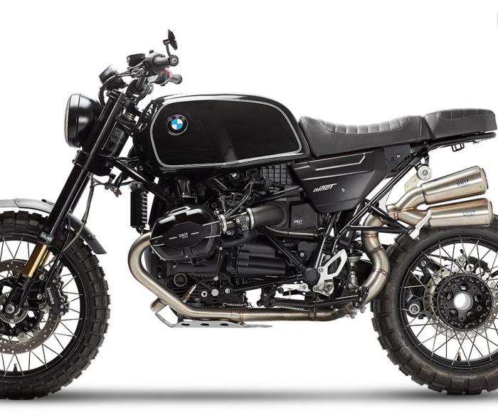 BMW RnineT 13-16 エンジンガード ブラック UNIT GARAGE | バイク 
