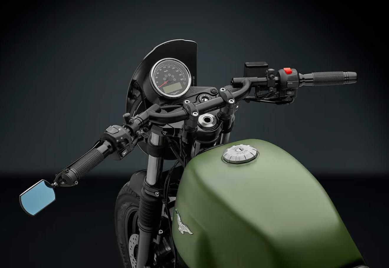 MOUGUZZI V7 ハンドル周り  リゾマ