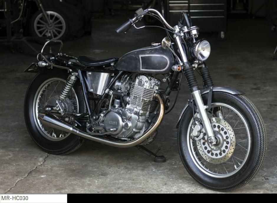 ヤマハ SR400/500 薄型ベーツタイプ TTシート ブラウン×ブラック 