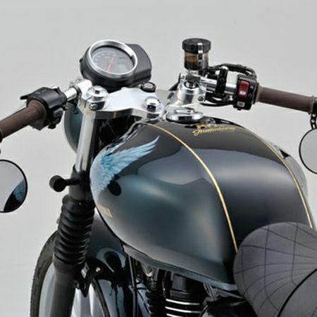 GB350 ハンドル周り