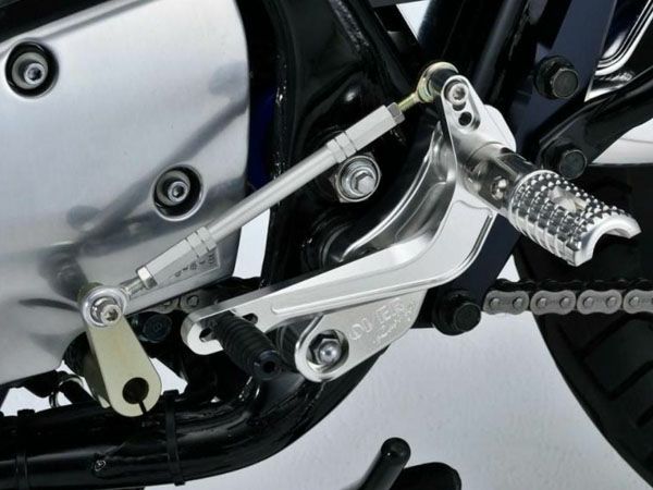 SR400 サスペンション アジャスタブルリアショック クリアーボディ/ブラックスプリング