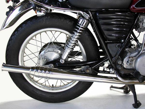 SR400 マフラー サイレンサー トランペットマフラー - マフラー