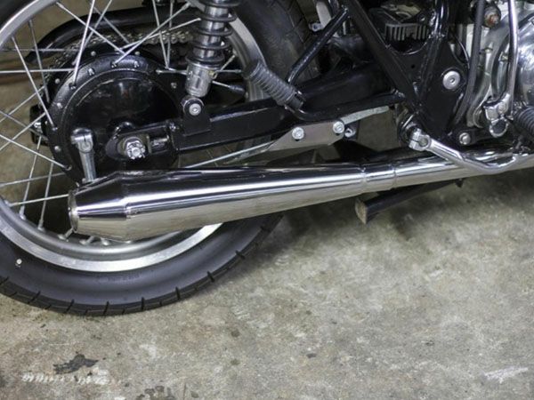 カワサキ W650/400 69トランペット フルエキ MID モーターロック 