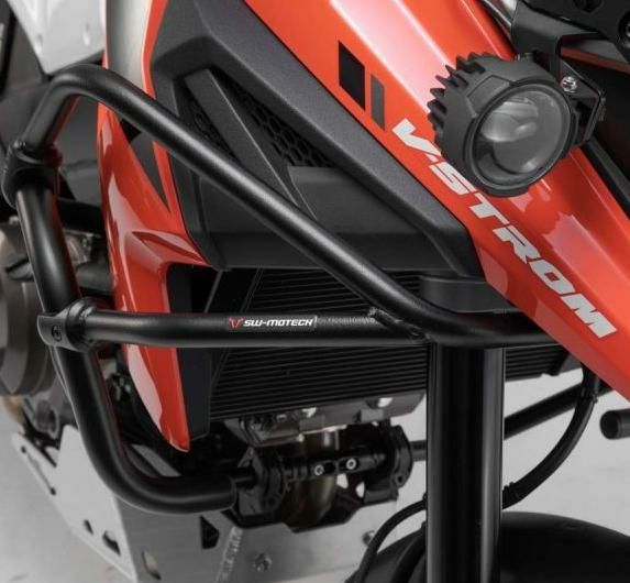 Vストローム250 18～21 エンジンガード ブラック SW-MOTECH | バイクカスタムパーツ専門店 モトパーツ(MOTO PARTS)