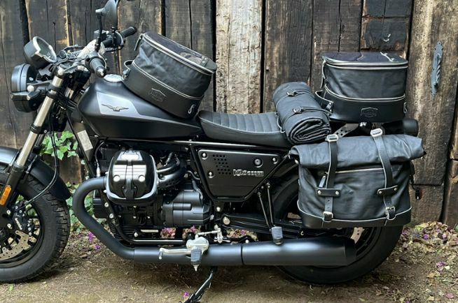 モトグッチ V11系　純正フロント&リアバック MOTO GUZZI V7III Stone SRバッグ フィッティングキット E48SR