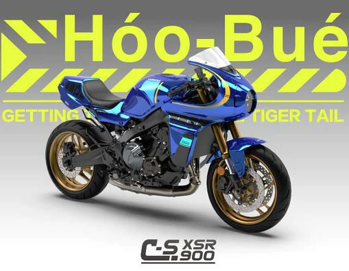 ヤマハ XSR900 C-S シングルシートカウル ブラック HooBue