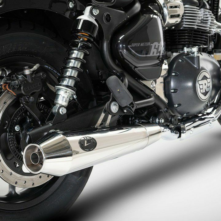 RHINO RACING super meteor650用マフラー　中古 Rhino Racing Exhausts For Royal Enfield Super Meteor 650 V1
