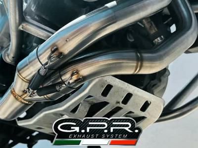 G.P.Rフルシステムマフラー M3トライデント660マフラー2021-2024 G.P.R. フルシステムマフラー M3 Black Titanium ローポジション