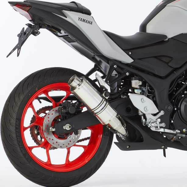 ー エキゾーストパイプ R25用 R3用 MT-03用 2021-2024年 オートバイ 