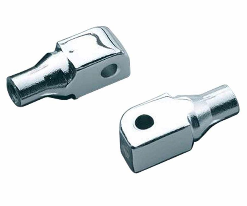 KURYAKYN フットペグアダプター テーパード クローム RoadStar Warriror用-01