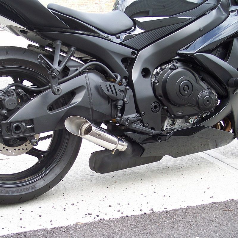 VOODOO ショーティ スリップオン・マフラー ポリッシュ GSX-R750/600 08-09-03
