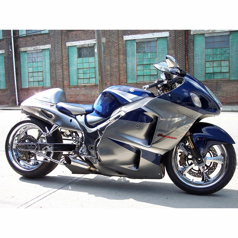 VOODOO ショーティ スリップオン・マフラー ポリッシュ GSX1300R 隼 01-07-03