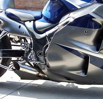 VOODOO ショーティ スリップオン・マフラー ポリッシュ GSX1300R 隼 01-07-04