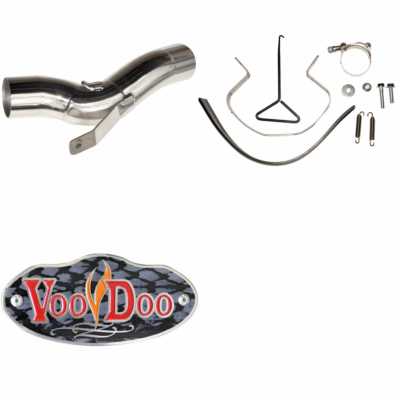 VOODOO パフォーマンス スリップオン・マフラー ポリッシュ CBR1000RR 04-07-02
