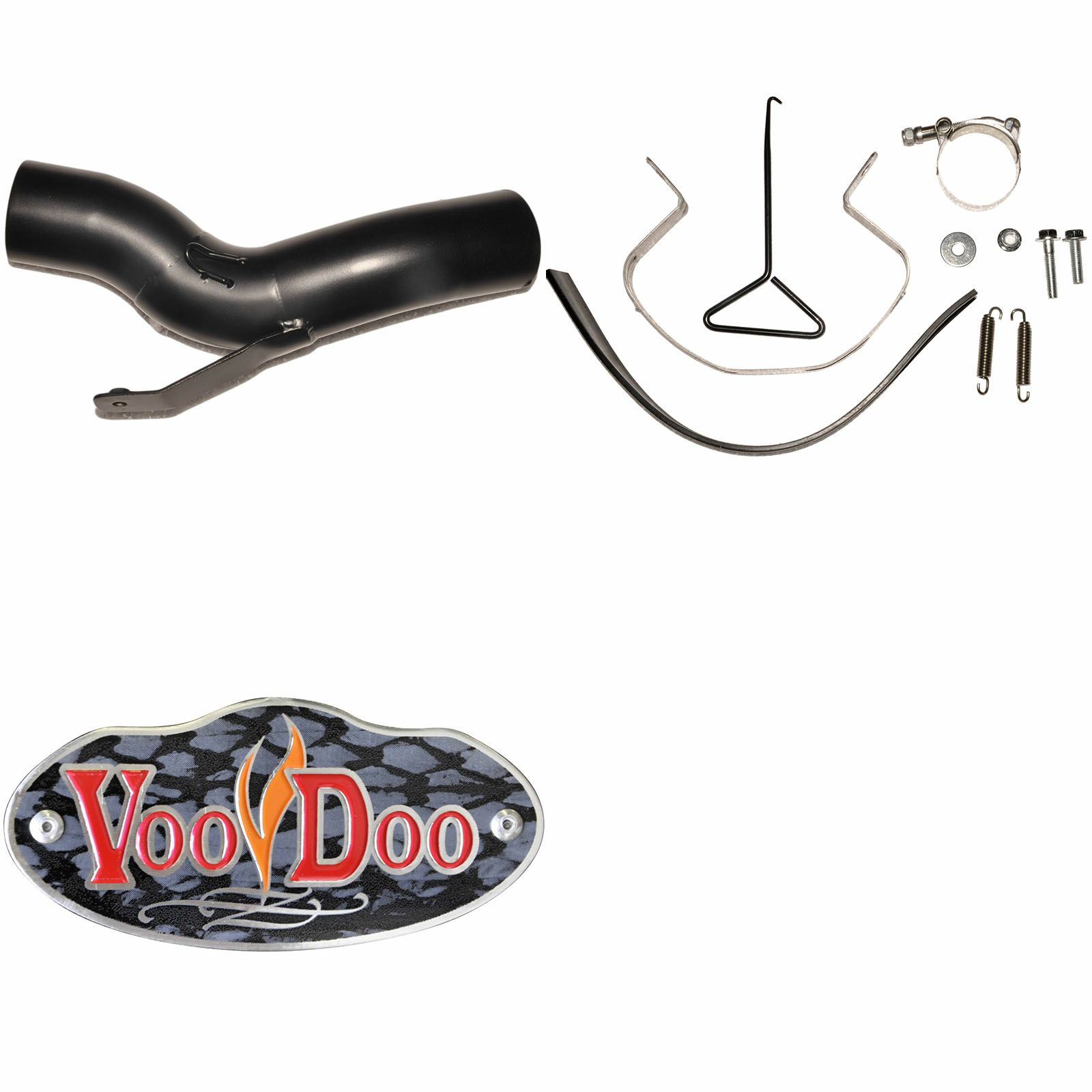 VOODOO パフォーマンス スリップオン・マフラー ブラック CBR1000RR 04-07-02