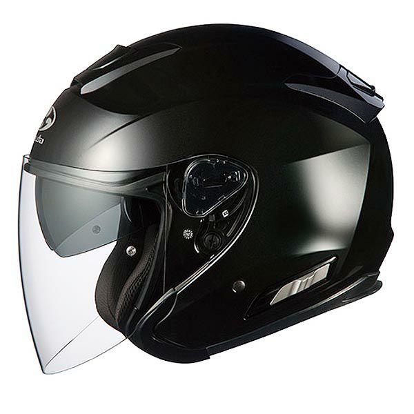 バイクヘルメット ASAGI オープンフェイス ブラックメタリック ...ヘルメット/シールド ヘルメット/シールド