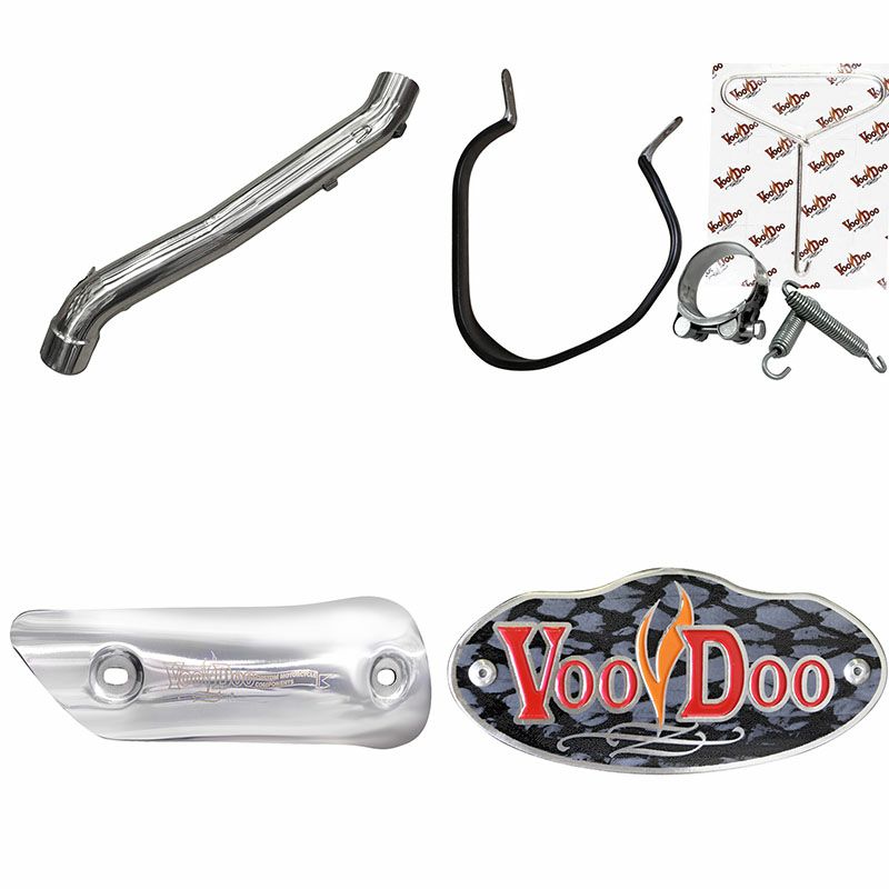 VOODOO パフォーマンス スリップオン・マフラー ポリッシュ GSX-R1000 09-11-02