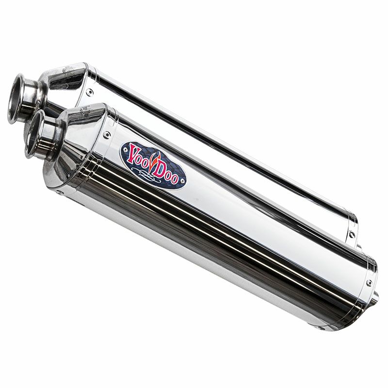 VOODOO パフォーマンス スリップオン・マフラー ポリッシュ GSX1300R 隼 99-07-01