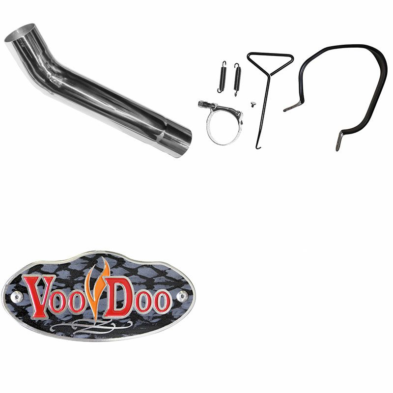 VOODOO パフォーマンス スリップオン・マフラー ポリッシュ YZF-R6S 03-10-02