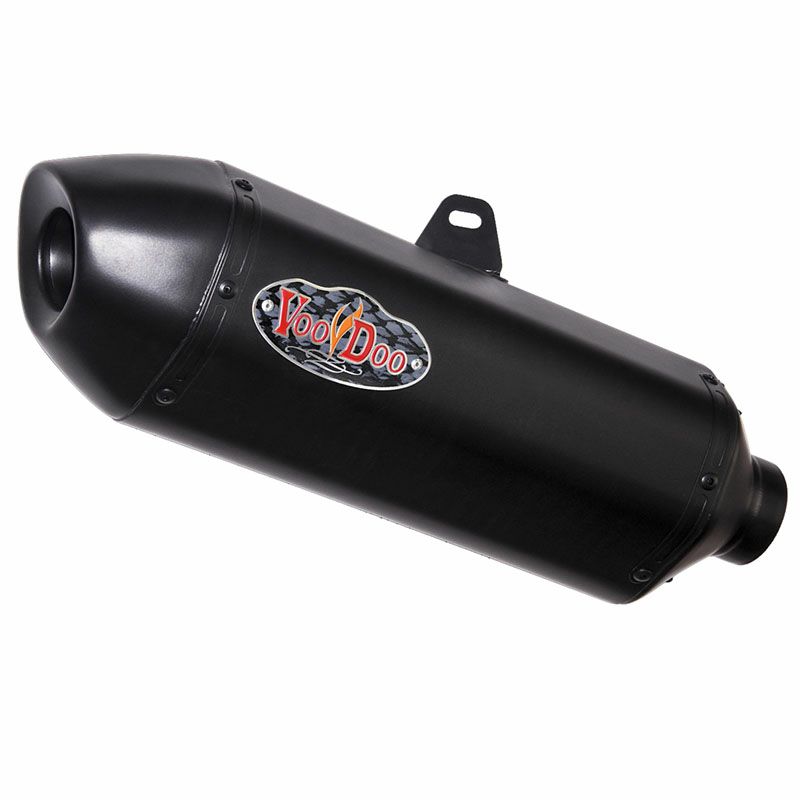 VOODOO パフォーマンス スリップオン・マフラー ブラック YZF-R6S 03-10-01