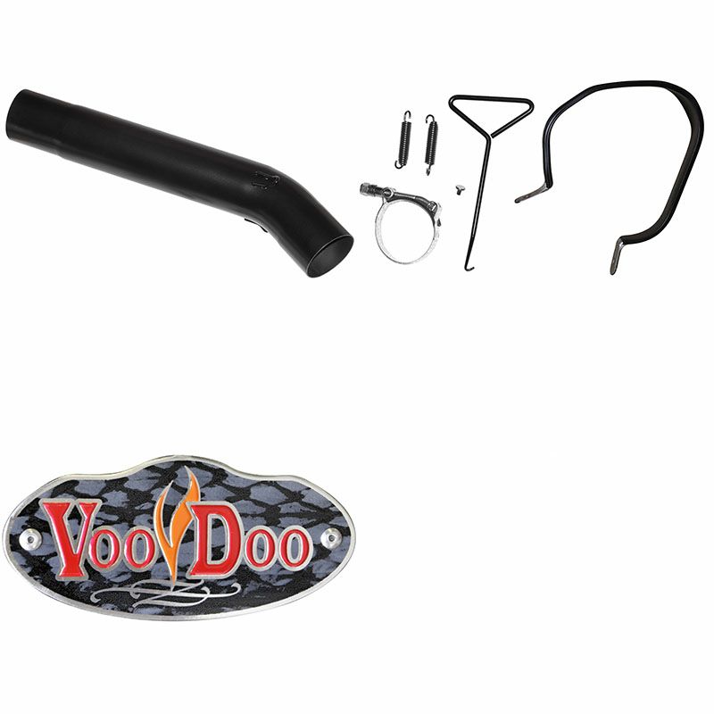 VOODOO パフォーマンス スリップオン・マフラー ブラック YZF-R6S 03-10-02