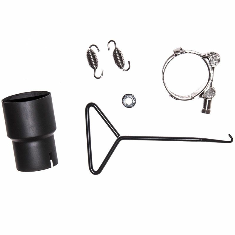 VOODOO パフォーマンス スリップオン・マフラー ブラック YZF-R6 06-17-02