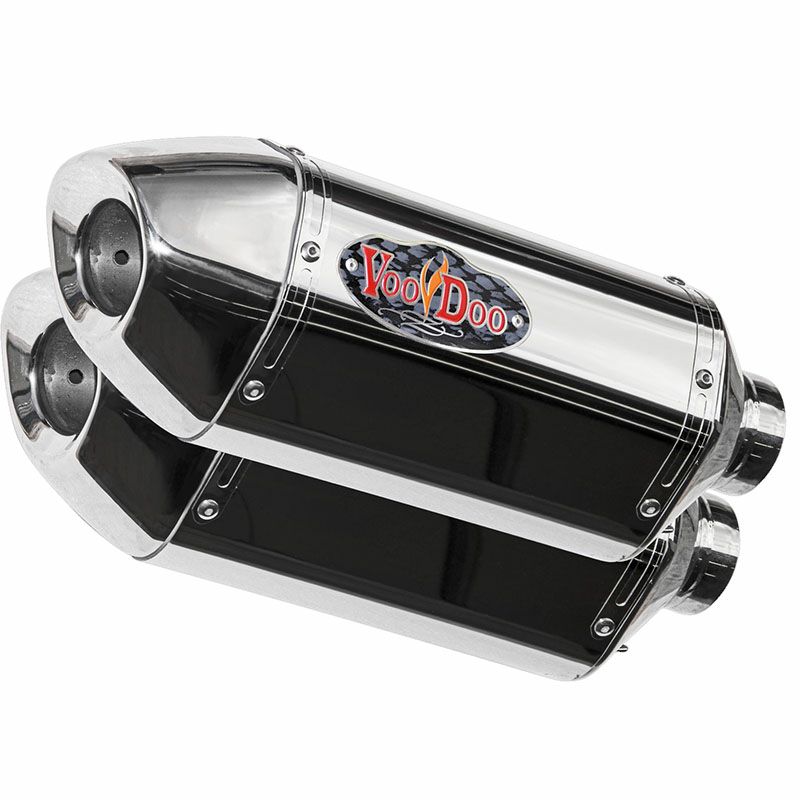 VOODOO パフォーマンス スリップオン・マフラー ポリッシュ YZF-R1 09