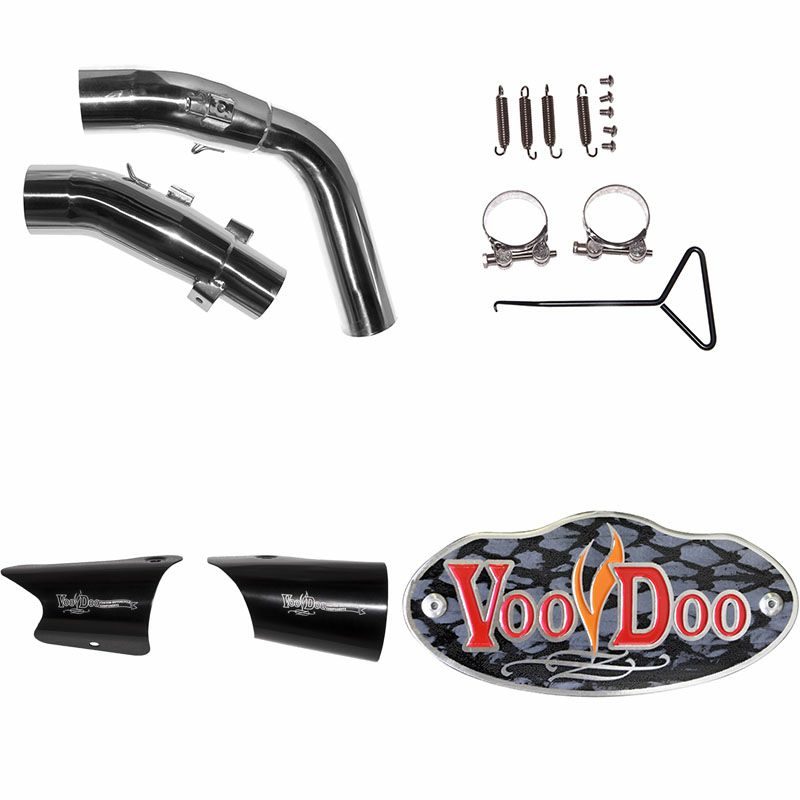 VOODOO パフォーマンス スリップオン・マフラー ポリッシュ YZF-R1 09