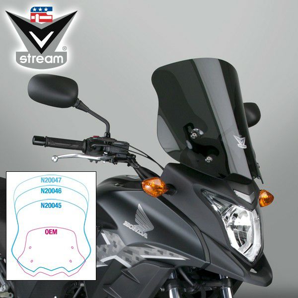 National Cycle VSTREAM ウィンドスクリーン CB500X用 15.25インチ-01