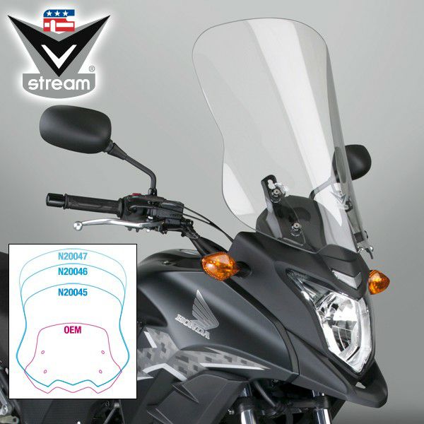 National Cycle VSTREAM ウィンドスクリーン CB500X用 21インチ-01