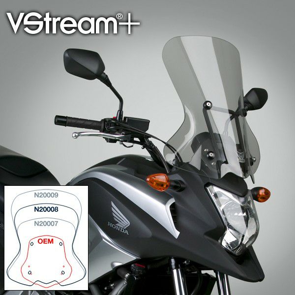 National Cycle VSTREAM ウィンドスクリーン NC700X用 18.5インチ