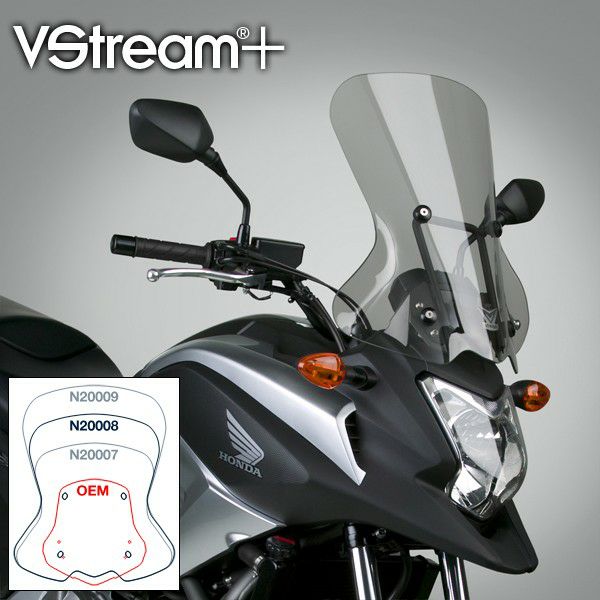 National Cycle VSTREAM ウィンドスクリーン NC700X用 18.5インチ-02