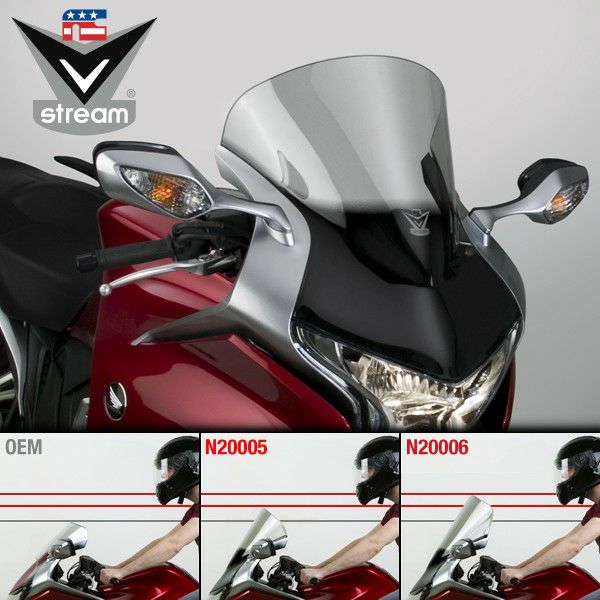 National Cycle VSTREAM ウィンドスクリーン VFR1200用 12.38インチ-01