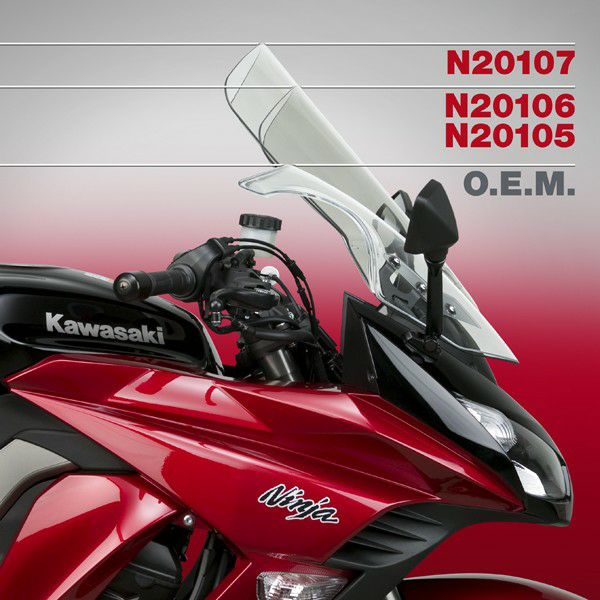 National Cycle VSTREAM ウィンドスクリーン Z1000SX Ninja 19.5インチ-02