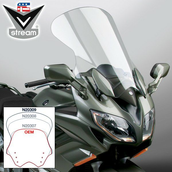 National Cycle VSTREAM ウィンドスクリーン FJR1300 23.25インチ