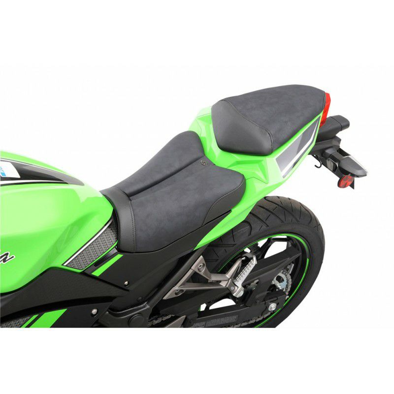 SADDLEMEN GEL-CHANNEL スポーツバイクシート スエード EX250 Ninja 