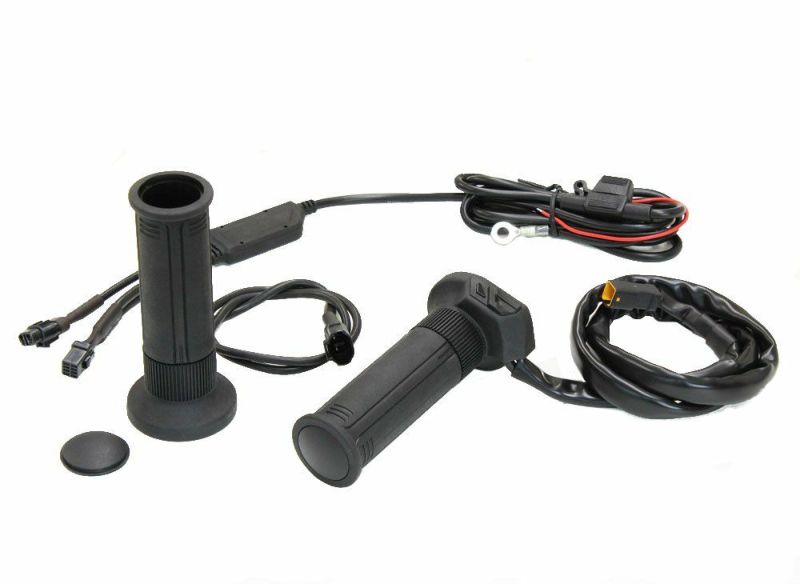 メダカ　バイク用 キジマハンドルグリップ ヒーターブラック キジマ(KIJIMA)グリップヒーター GH07 グリップ長130mm インチサイズ用