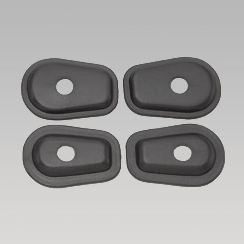 キジマ(KIJIMA) ウィンカーベースマウント 2個SET ブラック カワサキ